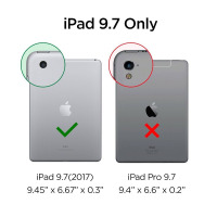Etui do iPad 2017/2018 Spigen Rugged Armor - czarne