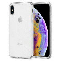 Etui do iPhone Xs/X Spigen Liquid Crystal Glitter - przezroczyste
