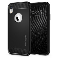 Etui do iPhone Xr Spigen Rugged Armor - czarne