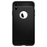 Etui do iPhone Xs/X Spigen Rugged Armor - czarne