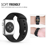 Bransoleta do Apple Watch 42/44mm TECH-PROTECT Smoothband - granatowa