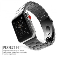 Bransoleta do Apple Watch 42/44mm TECH-PROTECT Stainles - czarna