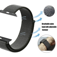 Pasek do Apple Watch 42/44mm TECH-PROTECT Nylon - oliwka