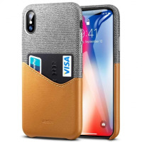 Etui do iPhone X/Xs ESR METRO - brązowe