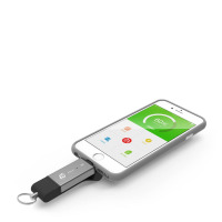 Pamięć przenośna do iPhone/iPad Adam Elements iKlips DUO flash disk - gwiezdna szarość