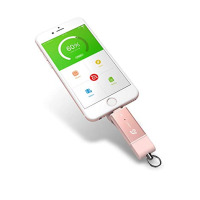 Pamięć przenośna do iPhone/iPad Adam Elements iKlips DUO flash disk - różowa