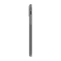 Przeźroczyste etui Incase Lift Case do iPhone Xs Max, widok z boku prezentujący precyzyjne wycięcia na przyciski głośności oraz przełącznik wyciszenia.