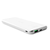 Powerbank Puro Wireless Slim 8000 mAh - biały