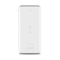 Powerbank Puro Wireless Slim 8000 mAh - biały