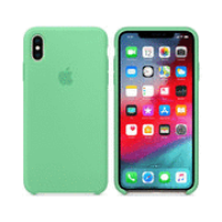 Etui do iPhone Xs Max Apple Silicone - zielone 
