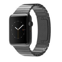 Bransoleta do Apple Watch 44/45/49 mm TECH-POTECT Linkband - czarna