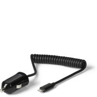 Ładowarka samochodowa eSTUFF Car Charger 1A Lightning - czarna