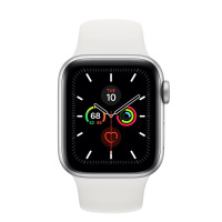 Apple Watch S5 40mm GPS + Cellular Srebrny z paskiem w kolorze białym