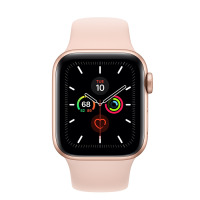 Apple Watch S5 44mm Złoty z paskiem w kolorze piaskowego różu 