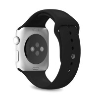 AW44ICON-BLK Pasek do Apple Watch 44mm 45 mm 46mm PURO czarny