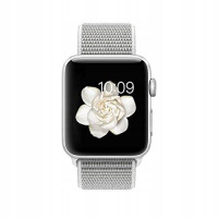 Pasek do Apple Watch 1/2/3/4/5 silikonowy Tech-Protect 42mm/44mm - srebrny