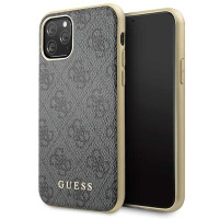 Etui do iPhone 11 Pro Guess 4G Charms Collection - szary 