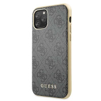 Etui do iPhone 11 Pro Guess 4G Charms Collection - szary 