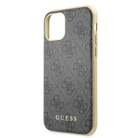 Etui do iPhone 11 Pro Guess 4G Charms Collection - szary 