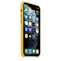 Etui do iPhone 11 Pro Apple Leather Case - soczysta cytryna