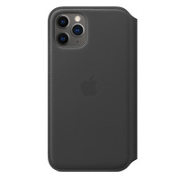 Skórzane etui folio do iPhone 11 Pro Max Apple - czarne