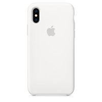 Etui do iPhone X/Xs Apple Silicone Case - białe