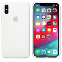 Etui do iPhone X/Xs Apple Silicone Case - białe