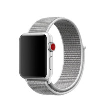 Pasek do Apple Watch 38/40mm z plecionego nylonu - porcelanowy 