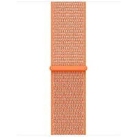 Pasek sportowy do Apple Watch 38/40mm z plecionego nylonu w kolorze pomarańczowym