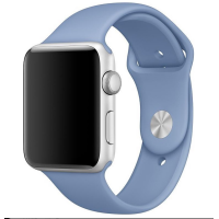 Pasek do Apple Watch 42/44mm silikonowy - lazurowy