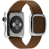 Pasek do Apple Watch 38/40mm Apple Modern Buckle (S) - brązowy