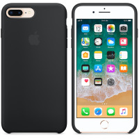 Etui do iPhone 7 Plus/8 Plus Apple silicone case - czarne 