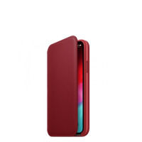Etui do iPhone Xs Apple Leather Folio - czerwone