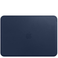 Etui skórzane  do Macbook 12 Leather Sleeve - nocny błękit