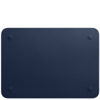 Etui skórzane  do Macbook 12 Leather Sleeve - nocny błękit