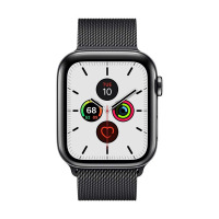 Pasek ze stali nierdzewnej do Apple Watch 44/45/49 mm Crong Milano Steel - czarny