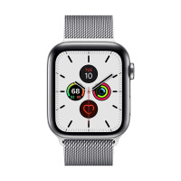 Pasek ze stali nierdzewnej do Apple Watch 44/45/49 mm Crong Milano Steel - srebrny