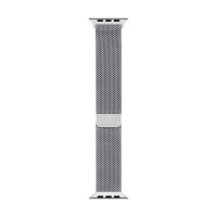 Pasek ze stali nierdzewnej do Apple Watch 44/45/49 mm Crong Milano Steel - srebrny
