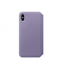 Etui do iPhone XS MAX Apple Leather Folio - liliowe