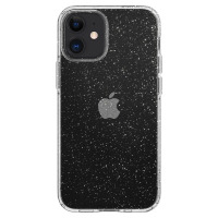 Etui do iPhone 12 mini Spigen Liquid Crystal Glitter - przezroczyste 