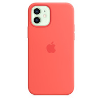 Etui iPhone 12/12 Pro Apple Silicone Case z MagSafe różowy cytrus