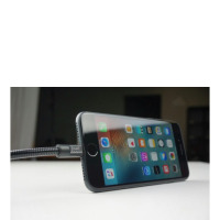 Przewód Lightning do iPhone/iPad Fuse Chicken Titan stalowy 1,5m - czarny