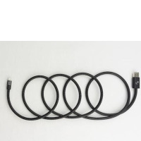 Przewód Lightning do iPhone/iPad Fuse Chicken Titan stalowy 1,5m - czarny