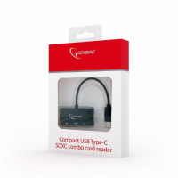 Czytnik kart Gembird USB-C na SDXC/microSD