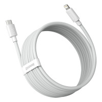 Przewód Baseus 2-Pack TYPE-C TO Lightning PD20W/2.4A 150cm - biały
