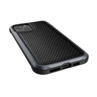 Etui do iPhone 12/12 Pro X-Doria Raptic Lux Carbon Fiber czarne 