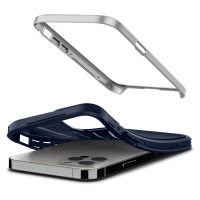 Etui do iPhone 12/12 Pro Spigen Neo Hybrid - srebrne