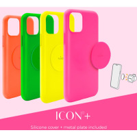Etui magnetyczne do iPhone 11 Puro ICON + Cover - pomarańczowe