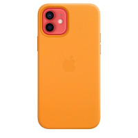 Etui do iPhone 12/12 Pro Apple Leather Case z MagSafe - kalifornijski mak