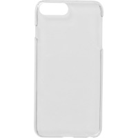 Przezroczyste etui eSTUFF Impact Clear do iPhone 7 Plus oraz 8 Plus z wycięciem na aparat, ukazujące smukłą konstrukcję ochronną na jasnym tle.